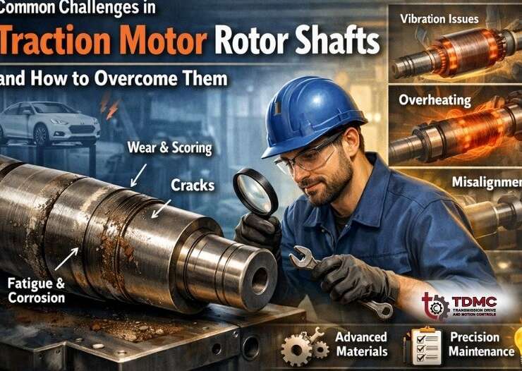 Common Challenges in Traction Motor Rotor Shafts and How to Overcome Them