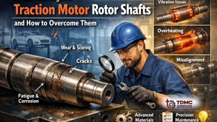 Common Challenges in Traction Motor Rotor Shafts and How to Overcome Them