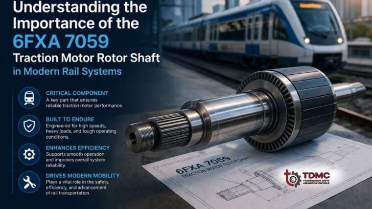 Understanding the Importance of the 6FXA 7059 Traction Motor Rotor Shaft in Modern Rail Systems