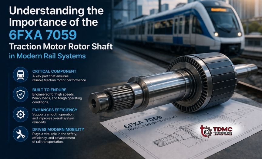 Understanding the Importance of the 6FXA 7059 Traction Motor Rotor Shaft in Modern Rail Systems